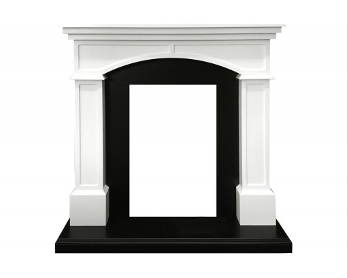 Каминокомплект Langford - Белый с черным с очагом Majestic FX M Black RC