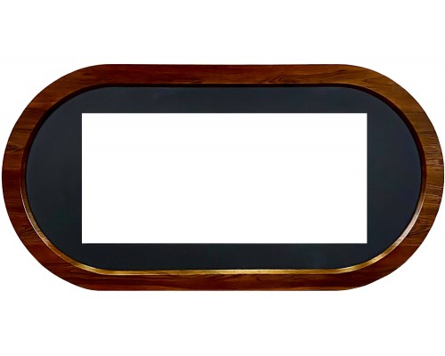 Каминокомплект Ellipse - Черный (ширина 1450 мм) с очагом Vision 42 LOG LED