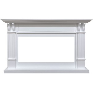Каминокомплект Cardiff - Белый с очагом Vision 42 LOG LED