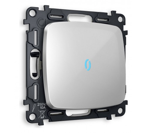 Выключатель одноклавишный с подсветкой без рамки Ambrella Volt MO402020 Quant