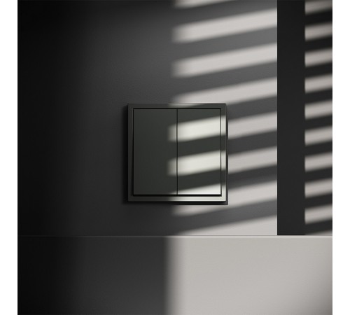 Выключатель двухклавишный без рамки Voltum VLS020106 S70