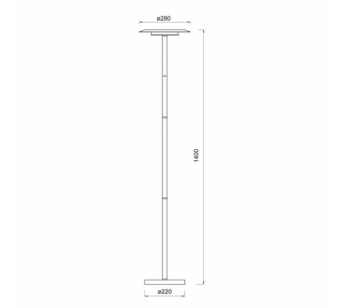 Торшер Mantra 9005 Tina
