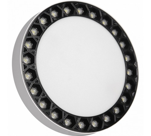 Накладной светильник iLedex Technical 5552-24W-D165-3/4K-WH+BK Mercury