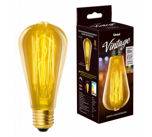 Лампа накаливания Uniel UL-00000482 IL-V