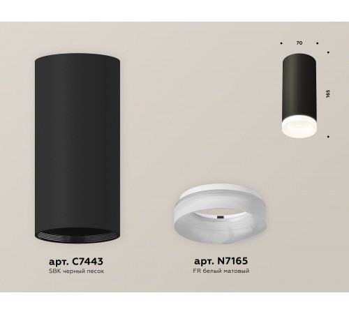 Накладной светильник Ambrella Light XS7443015 XS