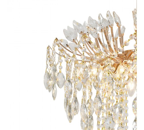 Люстра на штанге Escada 2104/8P Gold Dimosari