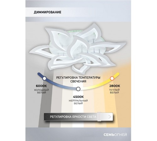 Потолочная люстра Seven Fires  Lorens