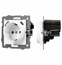 Розетка с заземлением и 2хUSB type A и C, без рамки Arlight 49822 SCT