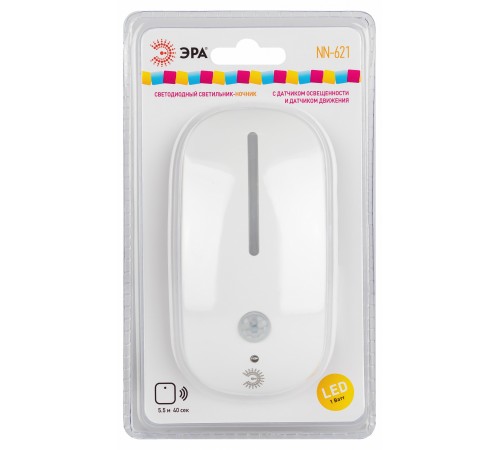 Ночник Эра NN-621-LS-MS-W