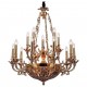 Подвесная люстра Lucia Tucci FIRENZE 1780.15.3 antique gold Firrnze