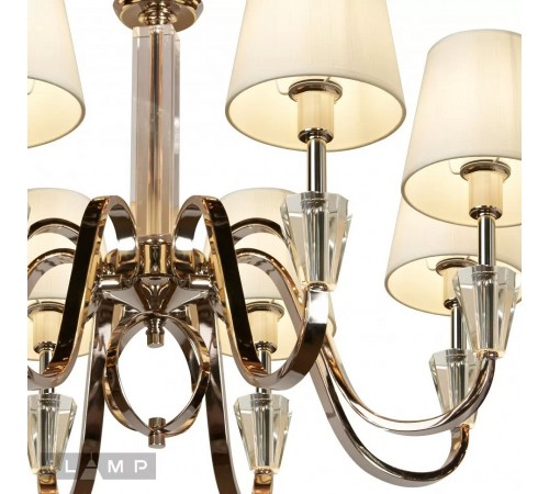Подвесная люстра iLamp P2424-8 Nickel Alesti