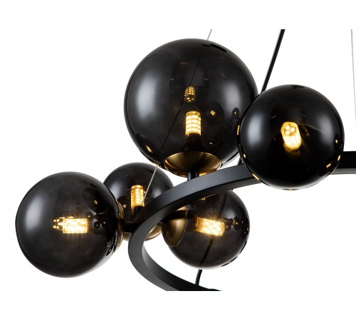 Подвесная люстра Indigo 11018/11P Black Molecola