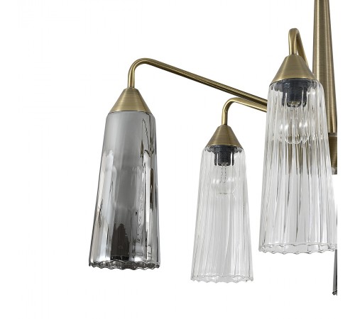 Люстра на штанге Indigo 13028/6R Brass Campana