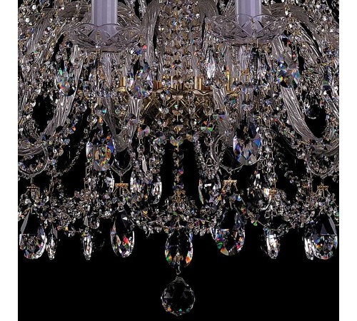 Подвесная люстра Bohemia Ivele Crystal 1411/16/400/XL-115/G 1411