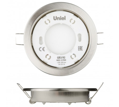 Встраиваемый светильник Uniel UL-00005054 GX53-H2
