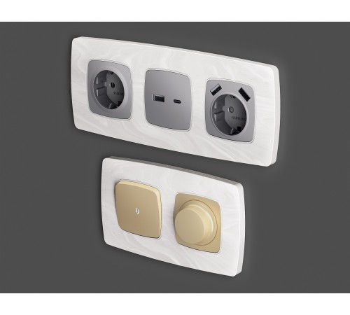 Рамка на 1 пост Ambrella Volt OF940101 Opera