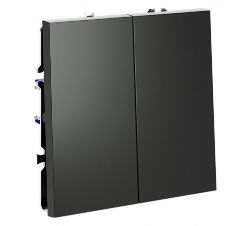 Выключатель двухклавишный без рамки Voltum VLS020106 S70