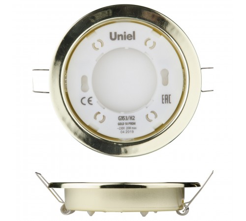 Встраиваемый светильник Uniel UL-00005053 GX53-H2