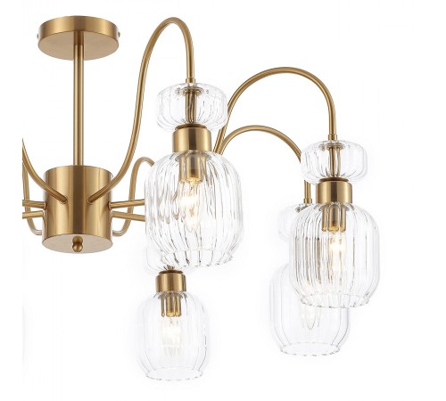 Люстра на штанге Escada 1141/8PL Clear Gloss