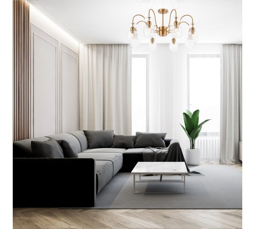 Люстра на штанге Escada 1141/8PL Clear Gloss