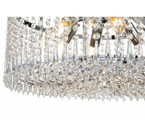 Люстра на штанге Indigo 12005/6С Chrome Sfarzo