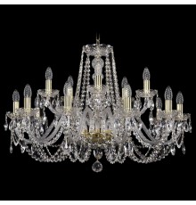 Подвесная люстра Bohemia Ivele Crystal 1402/10+5/300/G 1402