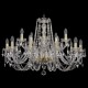 Подвесная люстра Bohemia Ivele Crystal 1402/10+5/300/G 1402
