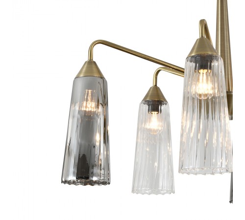 Люстра на штанге Indigo 13028/6R Brass Campana