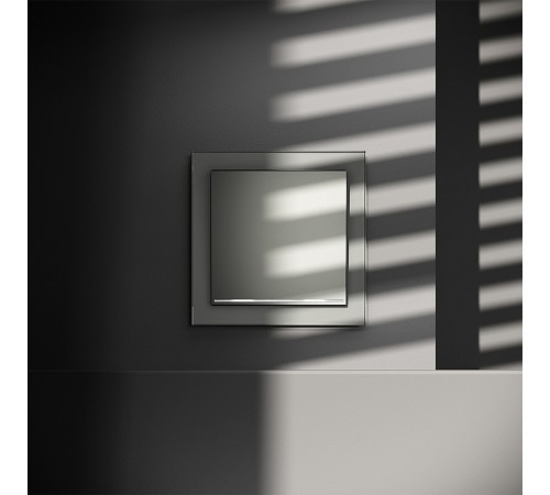 Выключатель проходной одноклавишный с подсветкой без рамки Voltum VLS010405 S70