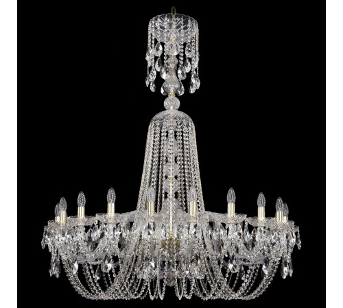 Подвесная люстра Bohemia Ivele Crystal 1402/20/400/XL-140/G 1402