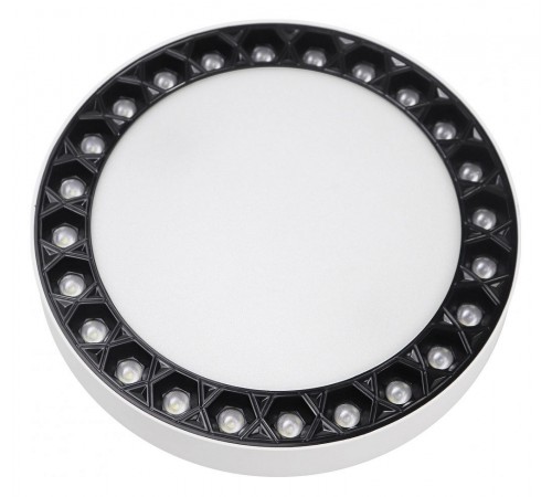 Накладной светильник iLedex Technical 5552-24W-D165-3/4K-WH+BK Mercury