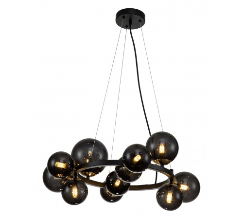 Подвесная люстра Indigo 11018/11P Black Molecola