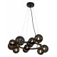 Подвесная люстра Indigo 11018/11P Black Molecola