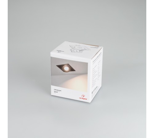 Встраиваемый светильник Arlight 026874 CL-SIMPLE-S80x80-9W Warm3000 (WH, 45 deg)