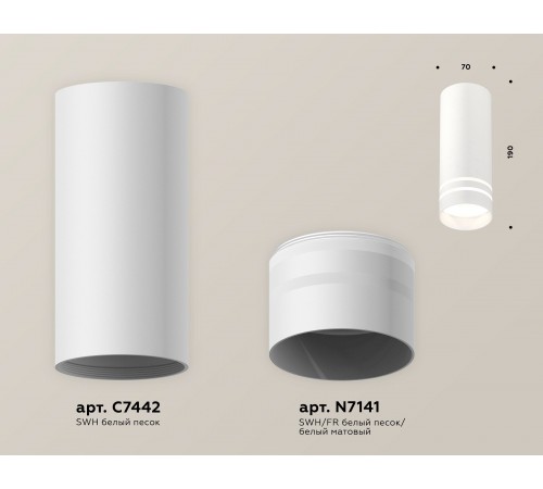 Накладной светильник Ambrella Light XS7442013 XS