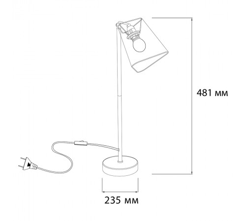 Настольная лампа декоративная Escada 10185/L Black Hall
