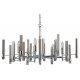 Подвесная люстра Indigo 11040/7P Chrome Favara