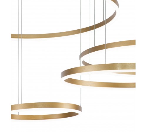 Подвесной светильник Indigo 14001/4P Gold Galass