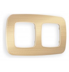 Рамка на 2 поста Ambrella Volt OF580302 Radian Металл