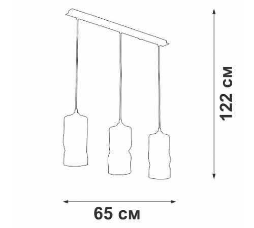 Подвесной светильник Vitaluce V4853-1/3S V4853