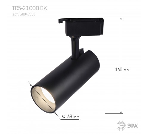 Светильник на штанге Эра TR5-20 COB BK