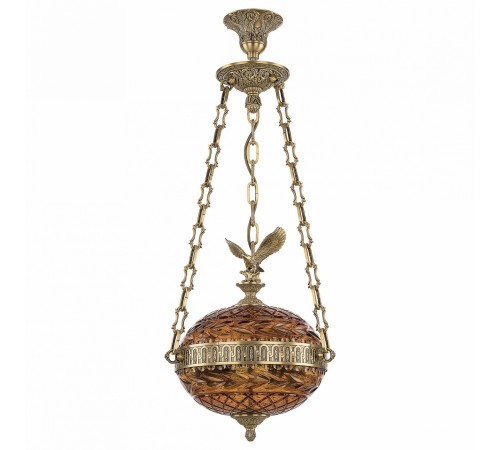 Подвесной светильник Bohemia Ivele Crystal 71000P/30 FP Amber/M-1F FE1M 7100