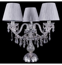Настольная лампа декоративная Bohemia Ivele Crystal 1403L/3/141-39/Ni/SH6-160 5703