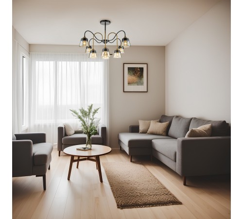 Люстра на штанге Escada 1147/8P Cobra