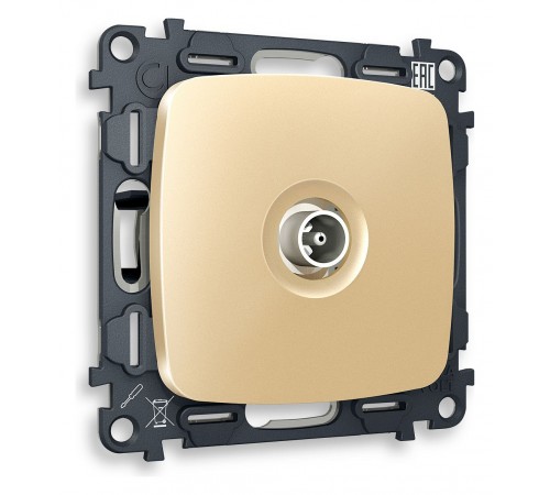 ТВ-розетка оконечная без рамки Ambrella Volt MO613010 Quant