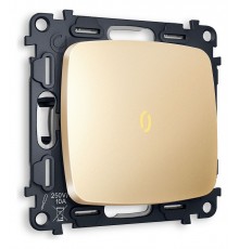 Выключатель одноклавишный с подсветкой без рамки Ambrella Volt MO602010 Quant