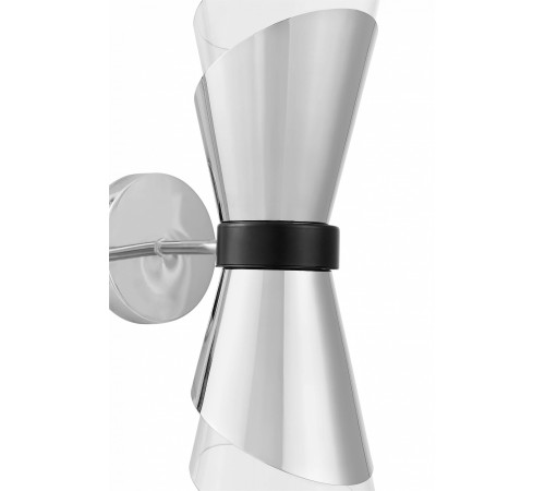 Бра LUMINA DECO LDW 7013-2 CHR+PR Fabro