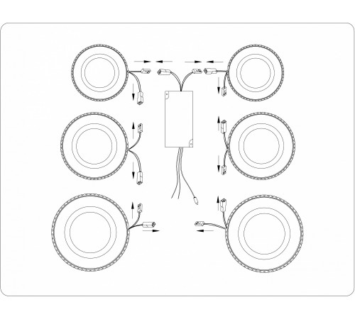 Потолочная люстра Ambrella Light FA8874 FA