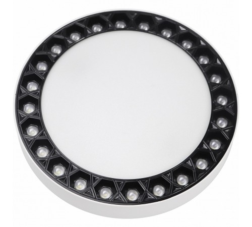 Накладной светильник iLedex Technical 5552-36W-D217-3/4K-WH+BK Mercury