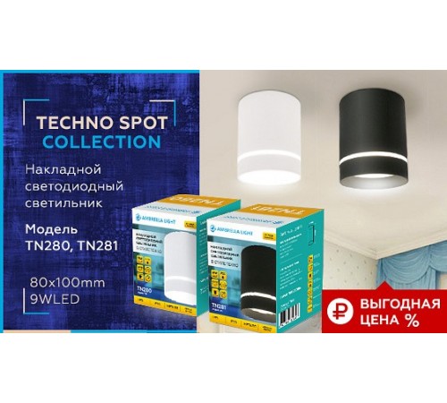 Накладной светильник Ambrella Light TN281 TN